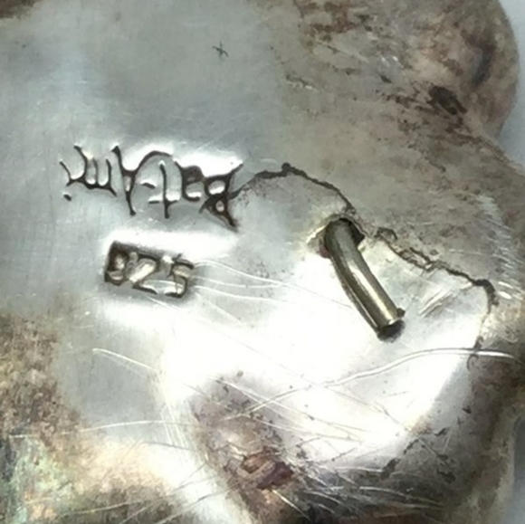 Vintage Sterling Bat-Ami Ring. - Picture 6 of 8